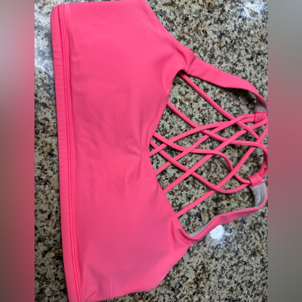 lululemon athletica Pink Strappy Bra